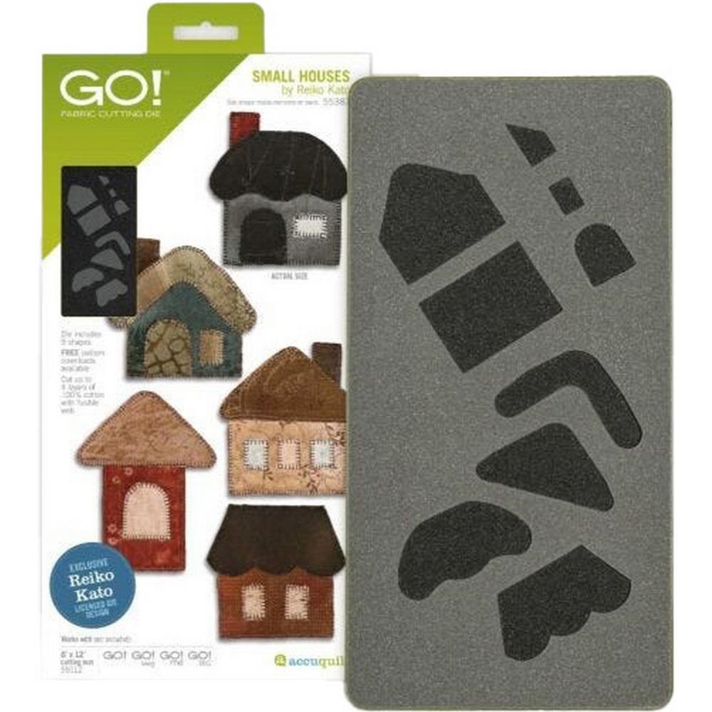 Accuquilt GO! Small Houses by Reiko Kato Applique Die - Sewingmachinesplus.com