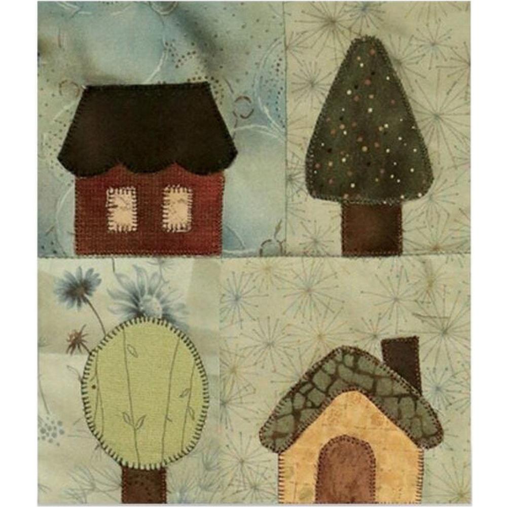 Accuquilt GO! Small Houses by Reiko Kato Applique Die - Sewingmachinesplus.com