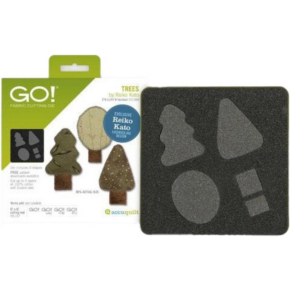Accuquilt GO! Trees by Reiko Kato Applique Die - Sewingmachinesplus.com