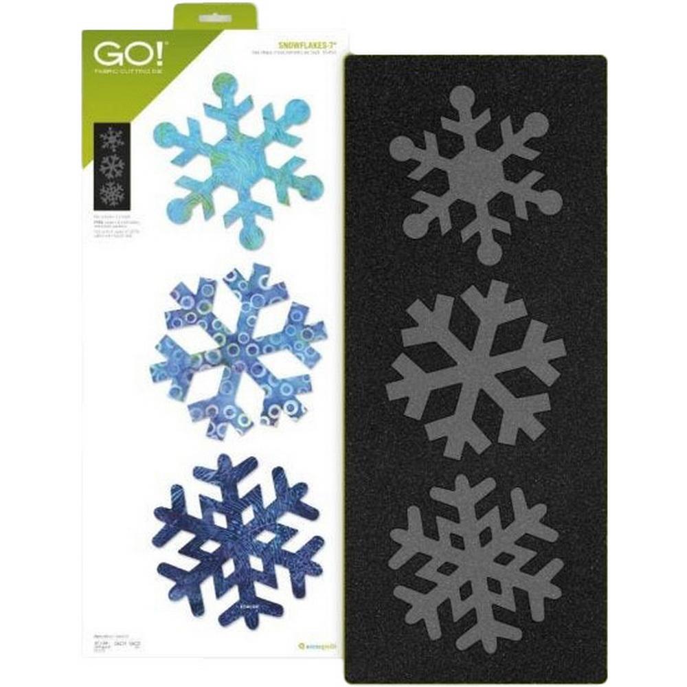 Accuquilt GO! Snowflakes - 7in Applique Die - Sewingmachinesplus.com