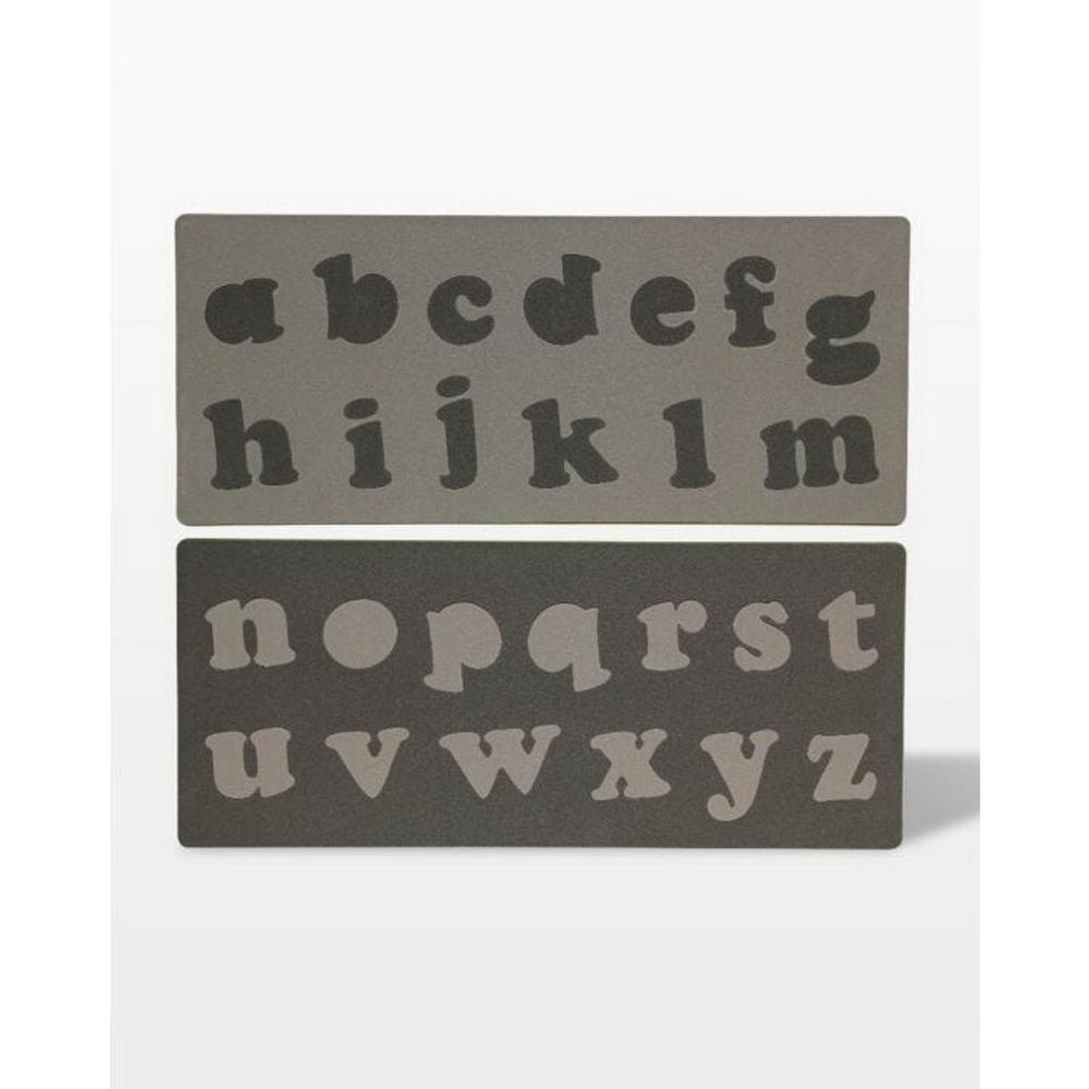 GO! Carefree Alphabet Lowercase Set (2 - Die Set) Applique Die - Sewingmachinesplus.com
