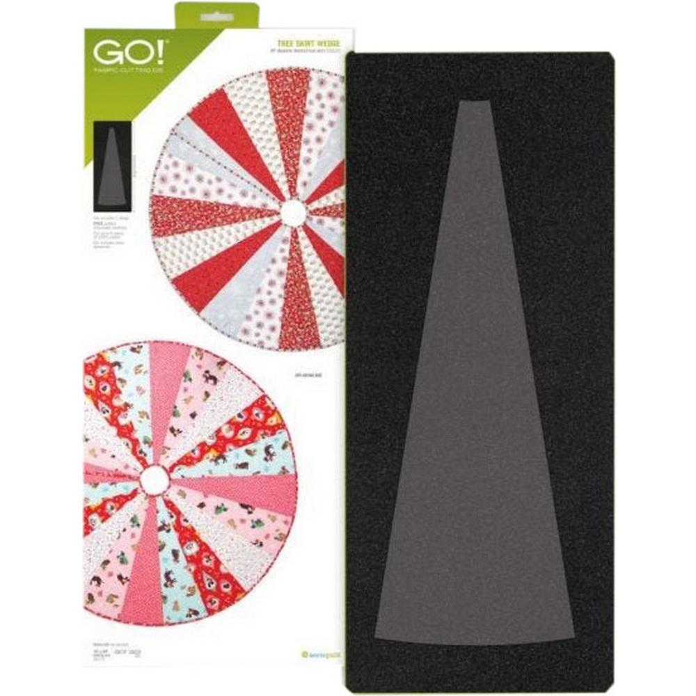 Accuquilt GO! Tree Skirt Wedge Project Die - Sewingmachinesplus.com