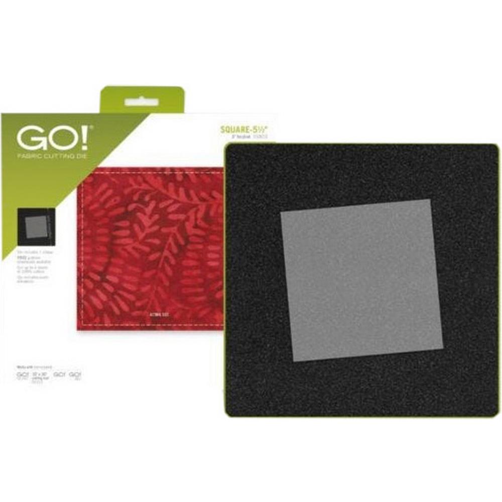 Accuquilt GO! Square - 5 - 1/2in (5in Finished) Geometric Die - Sewingmachinesplus.com