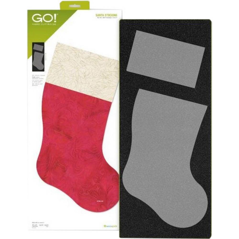 Accuquilt GO! Santa Stocking Project Die - Sewingmachinesplus.com