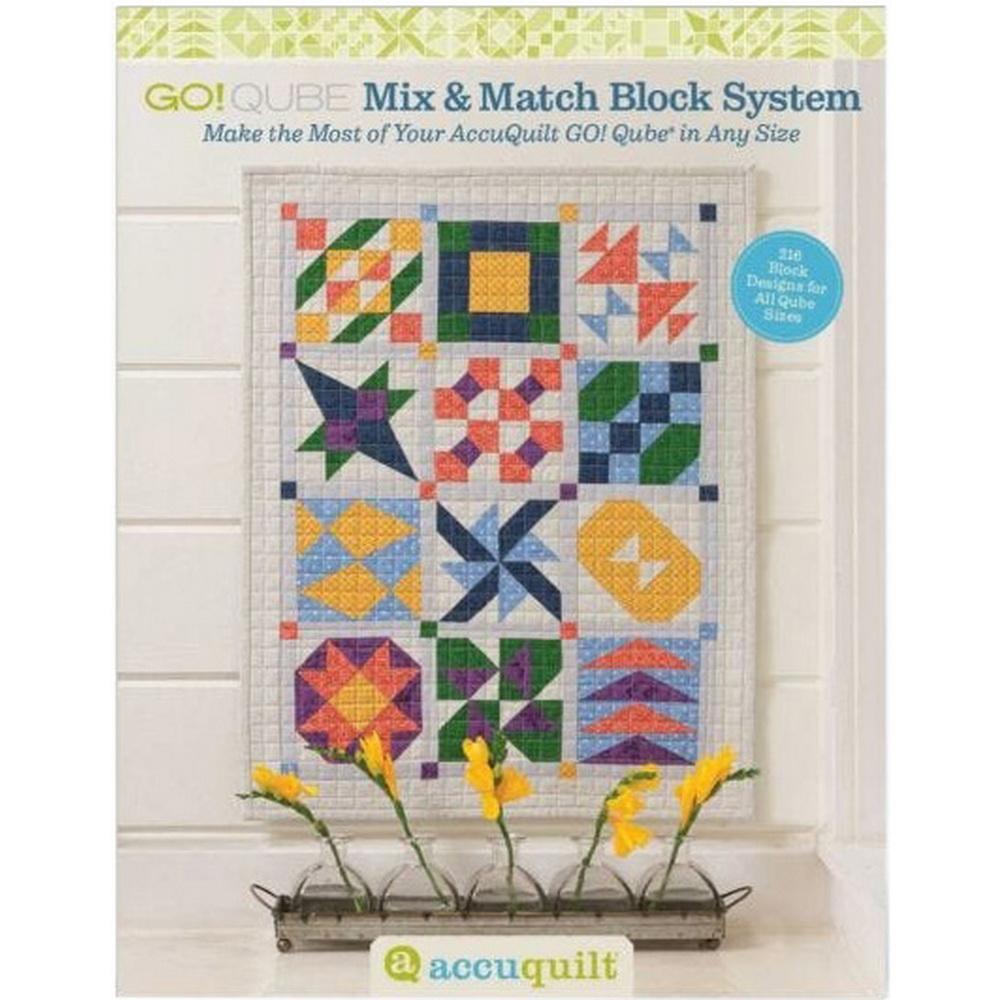 Accuquilt GO! Qube Mix & Match Block System Pattern Book - Sewingmachinesplus.com