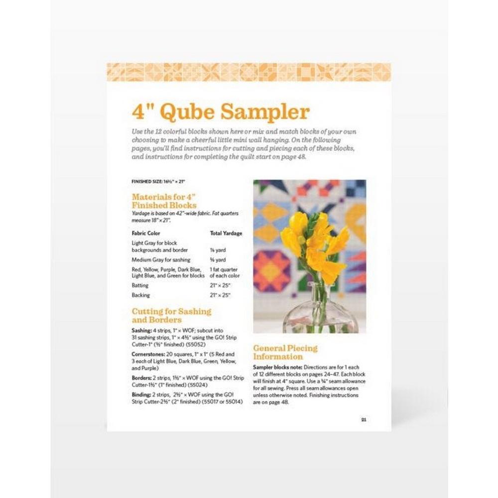 Accuquilt GO! Qube Mix & Match Block System Pattern Book - Sewingmachinesplus.com