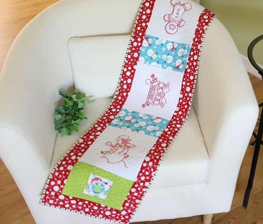 Christmas Redwork Embroidery CD w/SVG - Designs by Hope Yoder