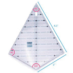 Grace TrueCut Kite Ruler, clear acrylic kite-shaped quilting ruler by Grace Company