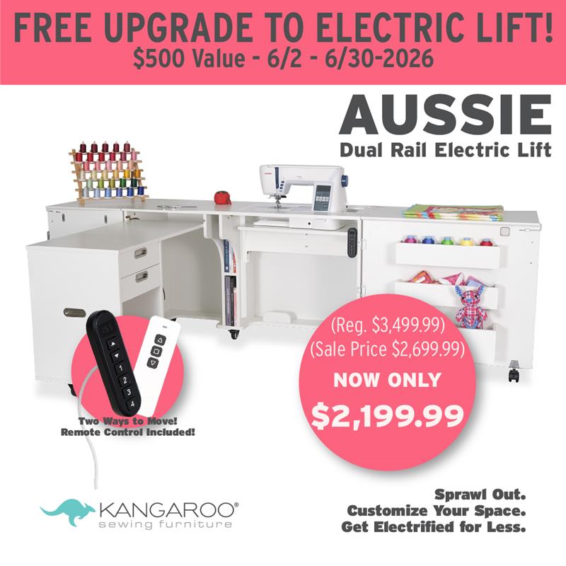 Kangaroo Sewing Furniture - Aussie II - Teak (K8605)