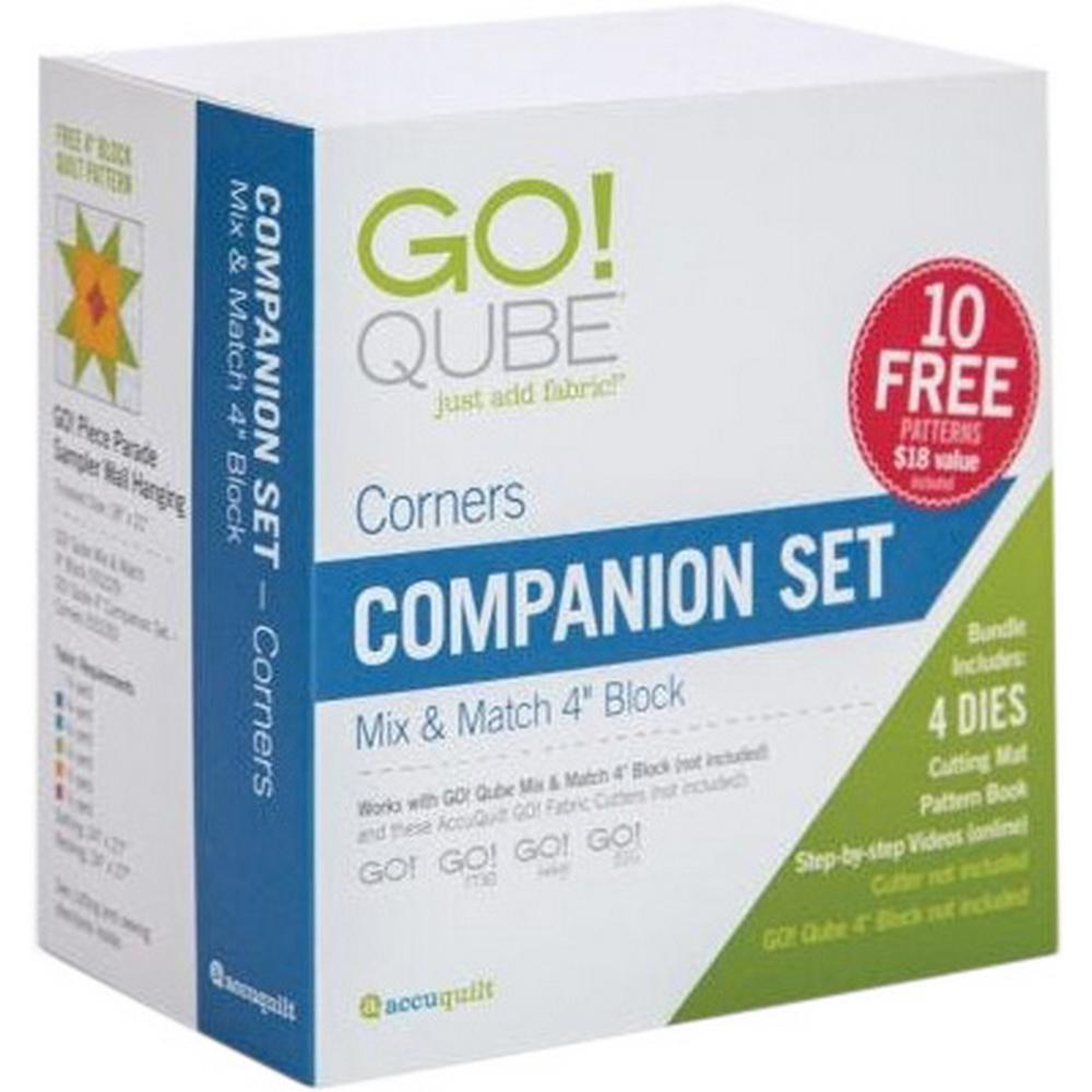 Accuquilt GO! Qube 4in Companion Set - Corners - Sewingmachinesplus.com
