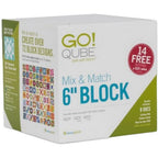 Accuquilt GO! Qube Mix & Match 6in Block - Sewingmachinesplus.com