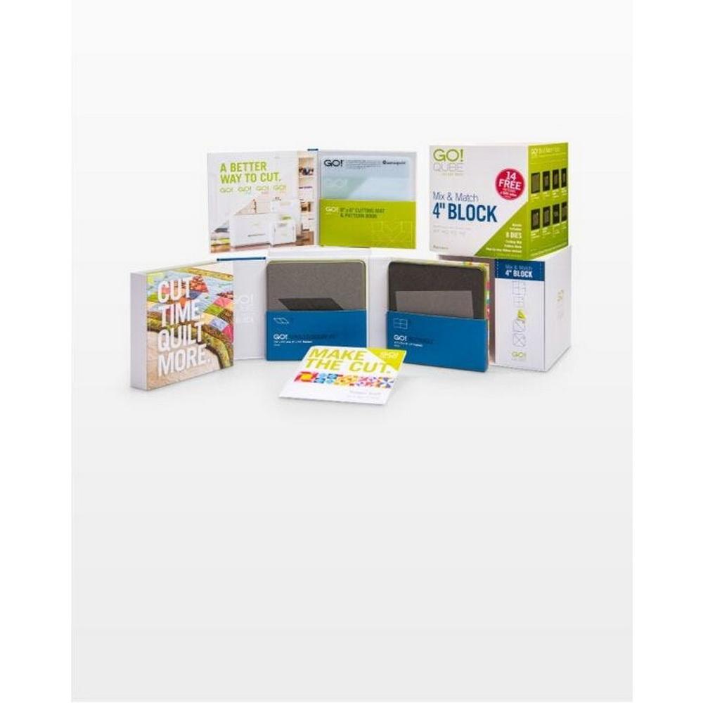 Accuquilt GO! Qube Mix & Match 4in Block - Sewingmachinesplus.com
