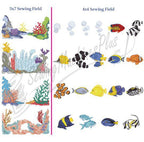 Dakota Collectibles Aquarium Scenes  Embroidery Designs - 970351
