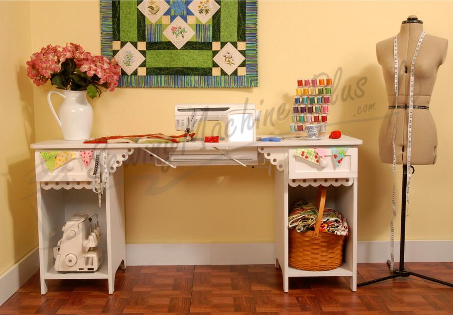 Arrow Olivia Sewing Cabinet in White Model 1001