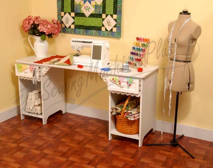 Arrow Olivia Sewing Cabinet in White Model 1001