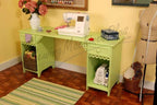 Arrow Olivia Sewing Cabinet in Pistachio Model 1004