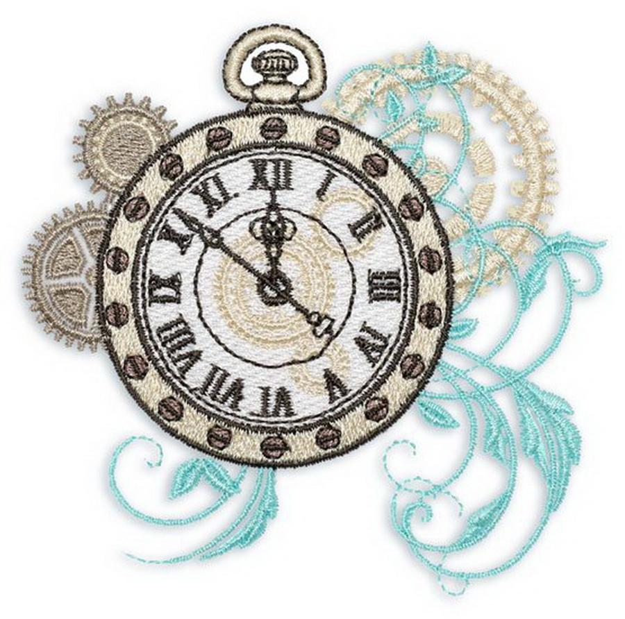 SteampunkD Embroidery CD w/SVG