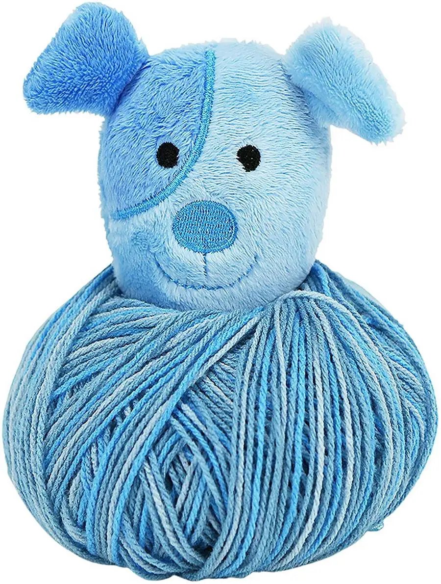 DMC Lovey Top Puppy Knitting Pattern - Sewingmachinesplus.com