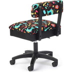 Arrow Height Adjustable Hydraulic Sewing Chair H7013B (Notions Fabric)