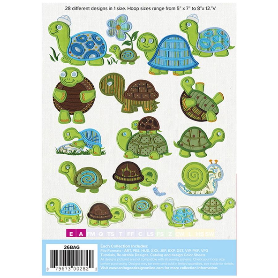 Anita Goodesign Baby Turtles (28 Designs)