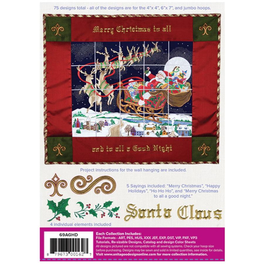 Anita Goodesign Full Collection Santas Ride  (75 Designs)