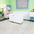 Kangaroo Sewing Furniture Aussie Studio and Dingo II WHITE Sewing Cabinets with Air Lift (AS-WHT)