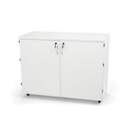 Kangaroo Sewing Furniture Aussie Studio and Dingo II WHITE Sewing Cabinets with Air Lift (AS-WHT)