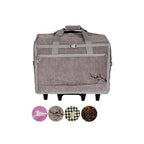 Bluefig Designer Series DS23 - Blossom - Wheeled Travel Bag 23" (Multiple Colors Available) - Sewingmachinesplus.com