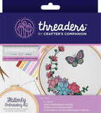 Threaders Embroidery Kit - Flutterby