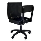 H8170 Arrow Adjustable Height Hydraulic Sewing and Craft Chair - Baroness Black - Sewingmachinesplus.com