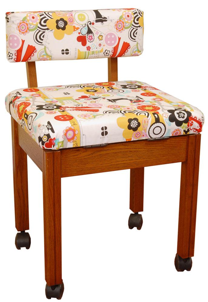 Arrow Alexander Henry Fabric Covered  CHAIR, 18x16" Model 2000