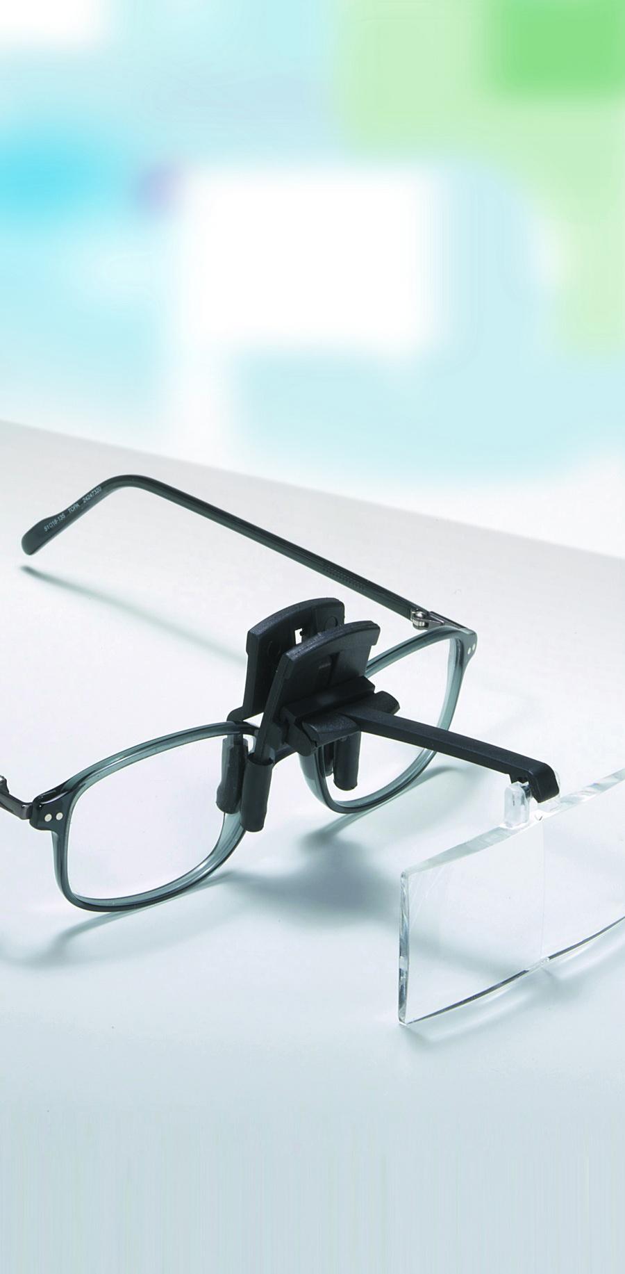 Daylight Clip - on Spectacle Magnifiers With 4 Lenses - Sewingmachinesplus.com