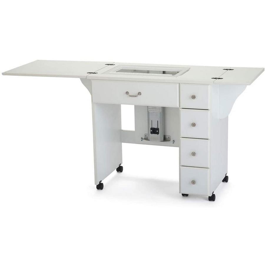 Arrow Auntie Retro-look Sewing Cabinet - White Finish
