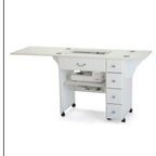 Arrow Auntie Retro-look Sewing Cabinet - White Finish