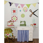 Arrow Auntie Retro-look Sewing Cabinet - White Finish