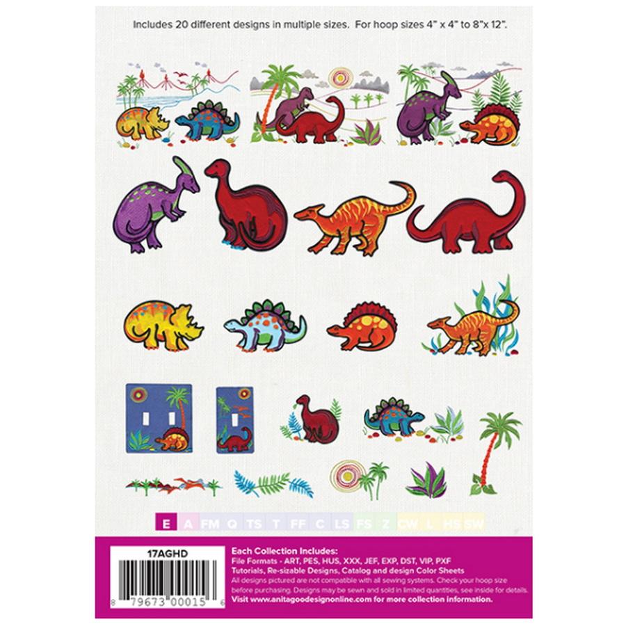 Anita Goodesign Dinosaurs (35 Designs)