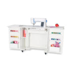 Kangaroo Sewing Furniture Bandicoot 2 Cabinet White Ash b8211 Studio Set With Kiwi Storage Cabinet - Sewingmachinesplus.com
