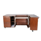 Kangaroo Sewing Sydney Cabinet with Hydraulic Lift (Ash White) - Sewingmachinesplus.com