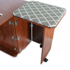 Kangaroo Sewing Sydney Cabinet with Hydraulic Lift (Ash White) - Sewingmachinesplus.com
