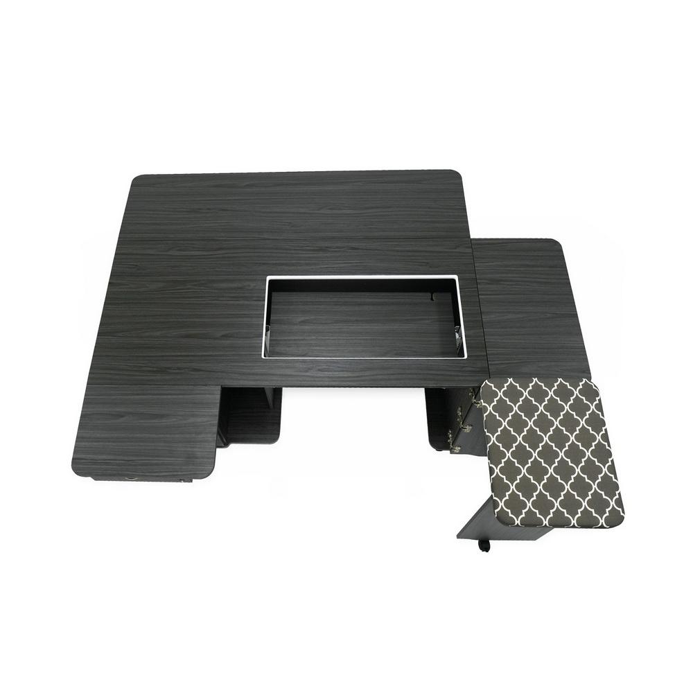 Kangaroo Sewing Sydney Cabinet with Hydraulic Lift (Ash White) - Sewingmachinesplus.com