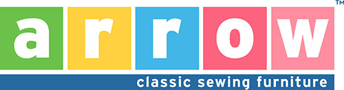 Colorful logo with the word 'arrow' and text