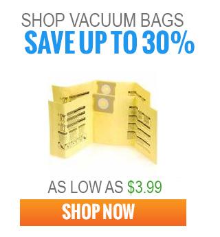 Promotional banner for vacuum bags with a discount offer
