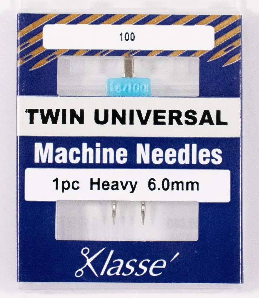 Klasse Twin Universal Needle 100/6.0mm (AA5150.060) - Sewingmachinesplus.com