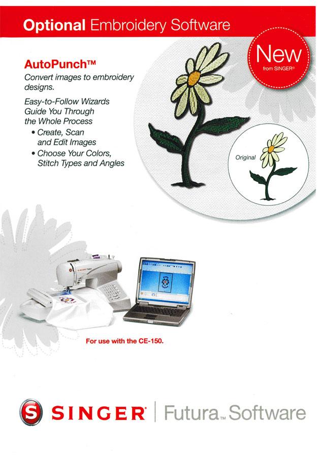 Singer SES1000 FS Sewing and Embroidery Machine w/ Software Package