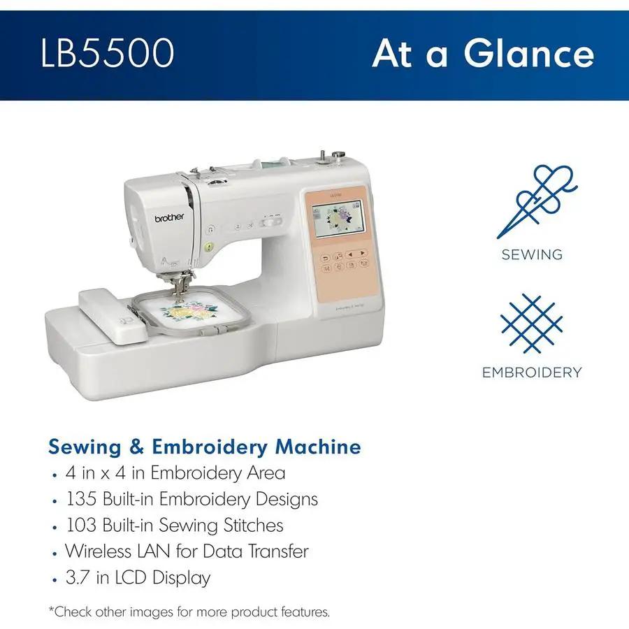 Brother LB5500 Computerized Sewing & Embroidery Machine - Sewingmachinesplus.com