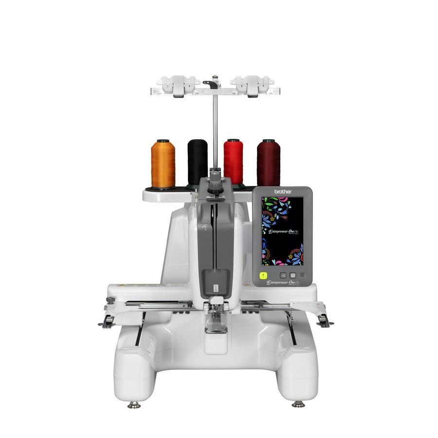 Brother Entrepreneur PR1X Single Needle Free Arm Embroidery Machine - Sewingmachinesplus.com