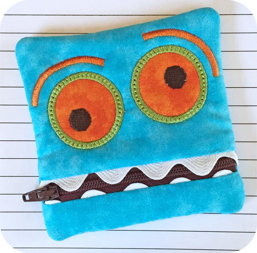 Embroidery Garden Monster School Cases - Sewingmachinesplus.com