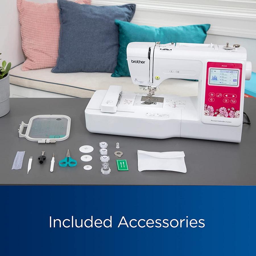 Brother PE545 WLAN Embroidery Machine - Sewingmachinesplus.com