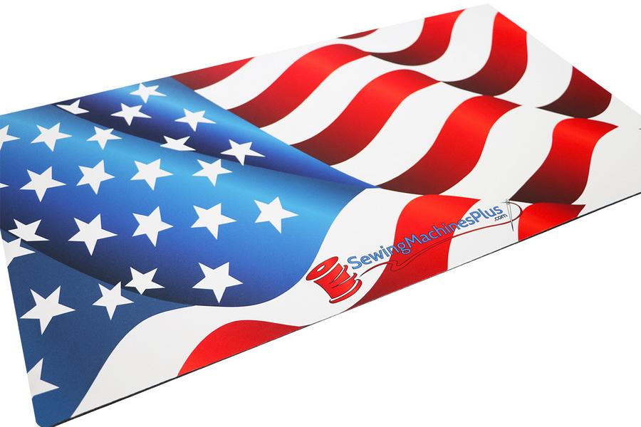 SewingMachinesPlus.com Limited Edition Stars and Stripes Sewing Mat (22 Inches x 39 Inches) - Sewingmachinesplus.com