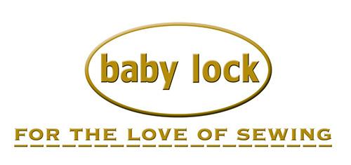 Baby Lock logo with tagline 'For the Love of Sewing'